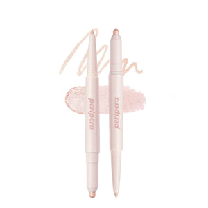 Peripera SUGAR TWINKLE DUO EYE SHADOW STICK (007 PINK LINEN)