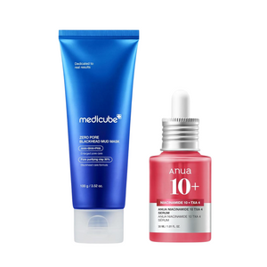 Deep Calm Duo | Anua Heartleaf Quercetinol Cleansing Foam + Biodance Bio-Collagen Real Deep Mask (4ea)