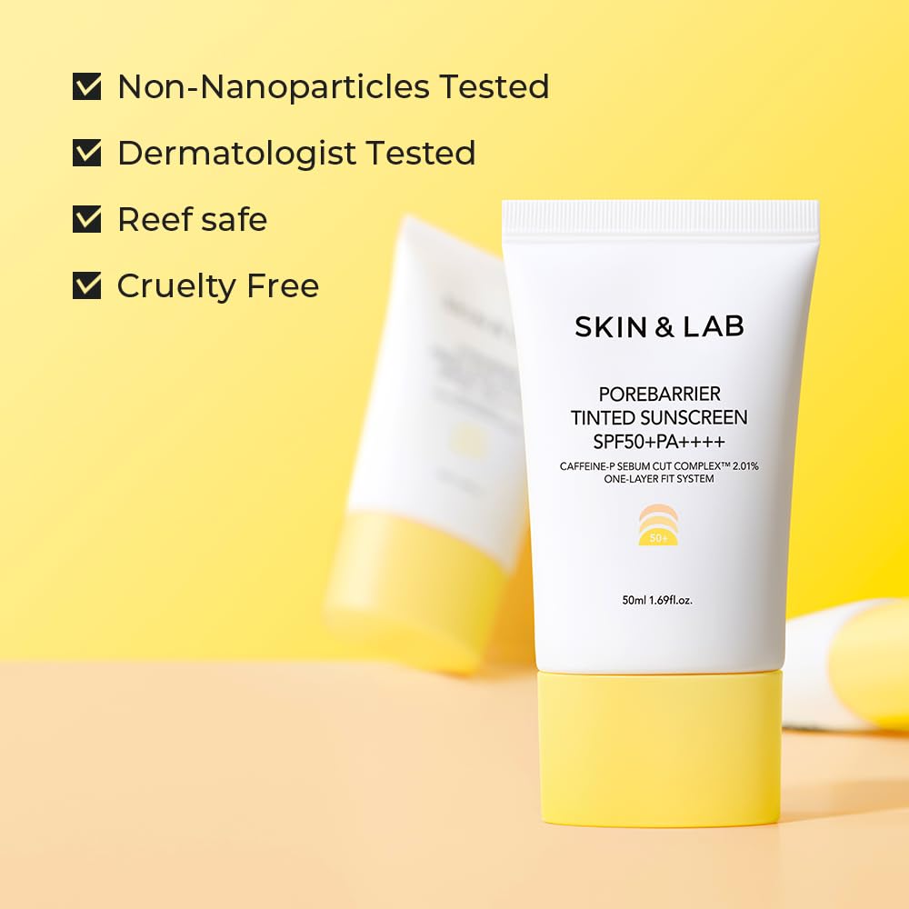 [SKIN&LAB] Porebarrier Tinted Moisturizer with SPF 50 in Beige Colour