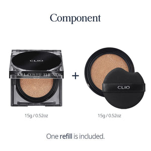 CLIO Kill Cover The New Founwear Cushion Refill Included 15g*2, 3 LINEN