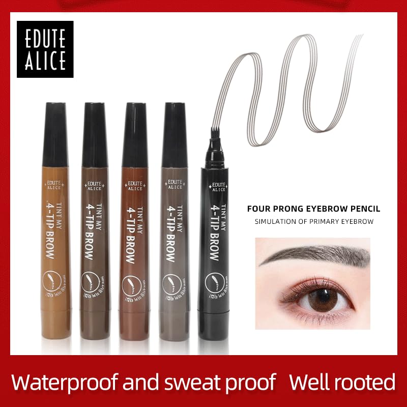 EDUTE ALICE Four pronged eyebrow pencil waterproof