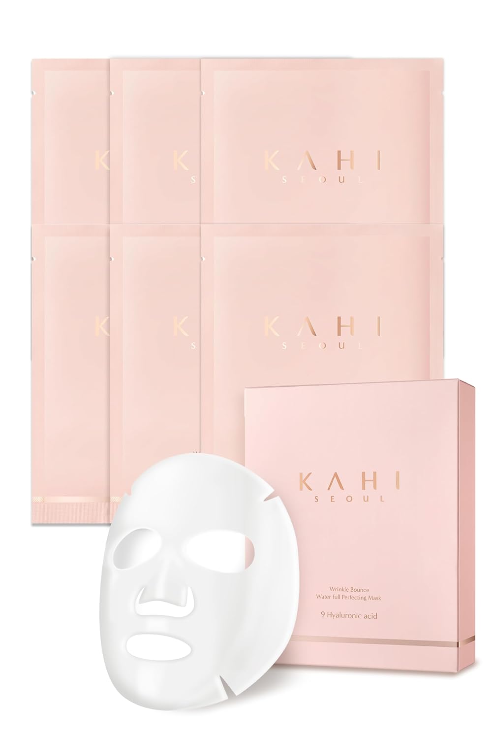 KAHI Wrinkle Bounce Water Full Perfecting Hydrating Face Mask Skin Care (6EA)