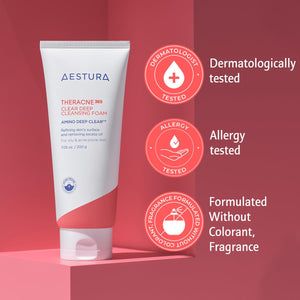 AESTURA THERACNE365 Deep Cleansing Foaming Face Wash for Acne-Prone Skin