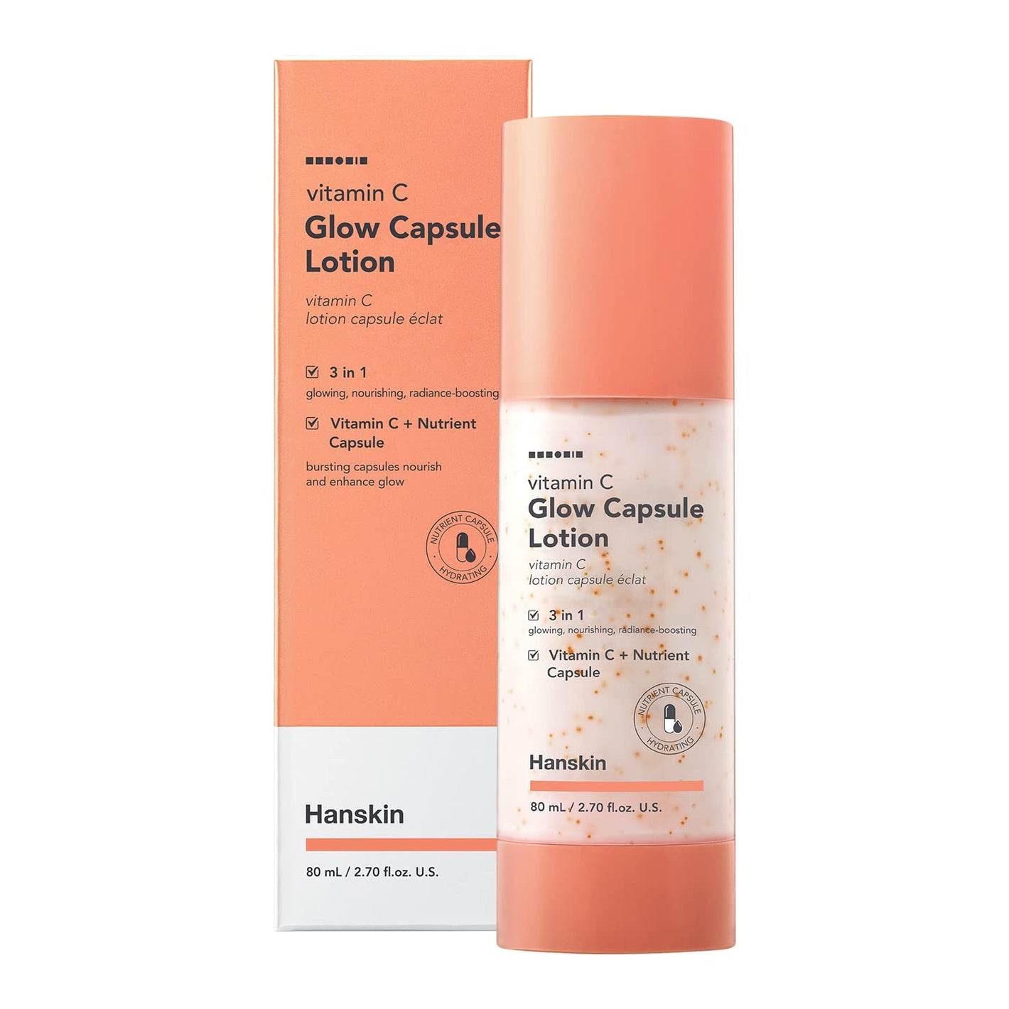 Hanskin Vitamin C Glow Capsule Face Moisturizer