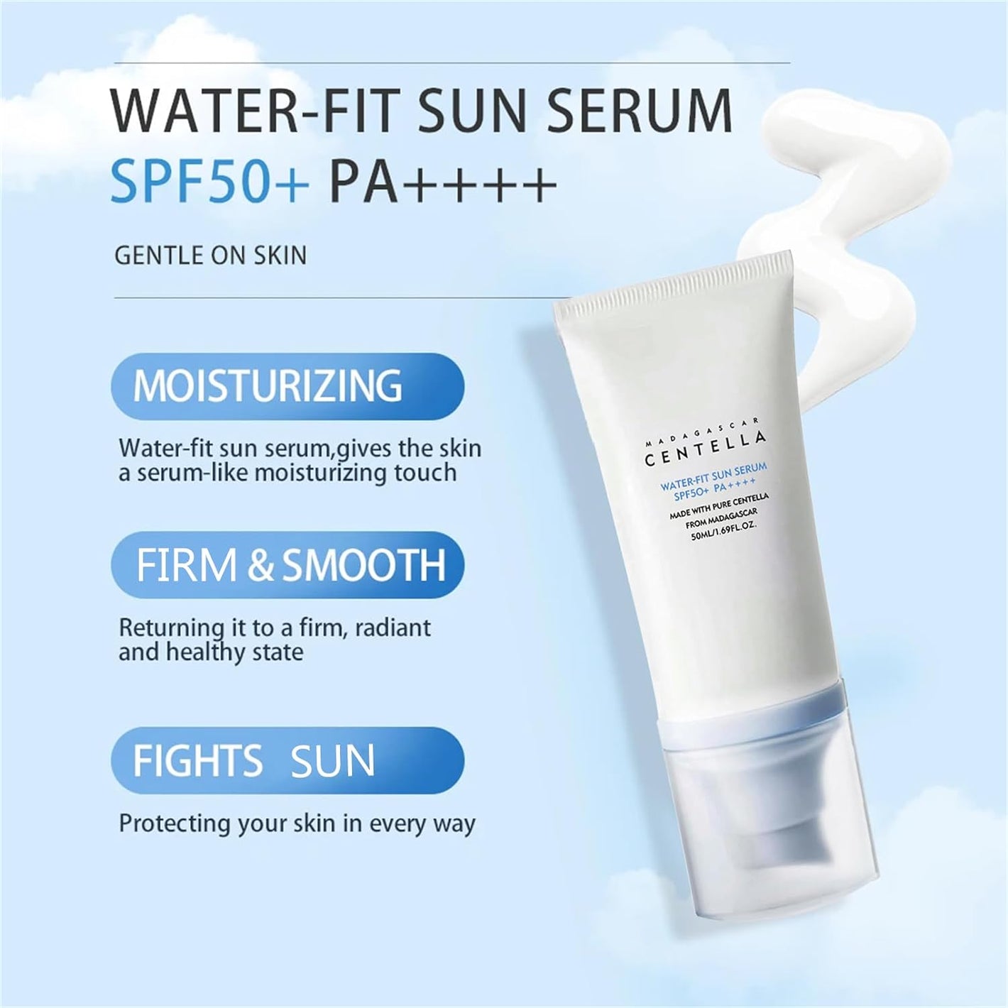 SKIN1004 Hyalu-CICA Water-fit Sun Serum