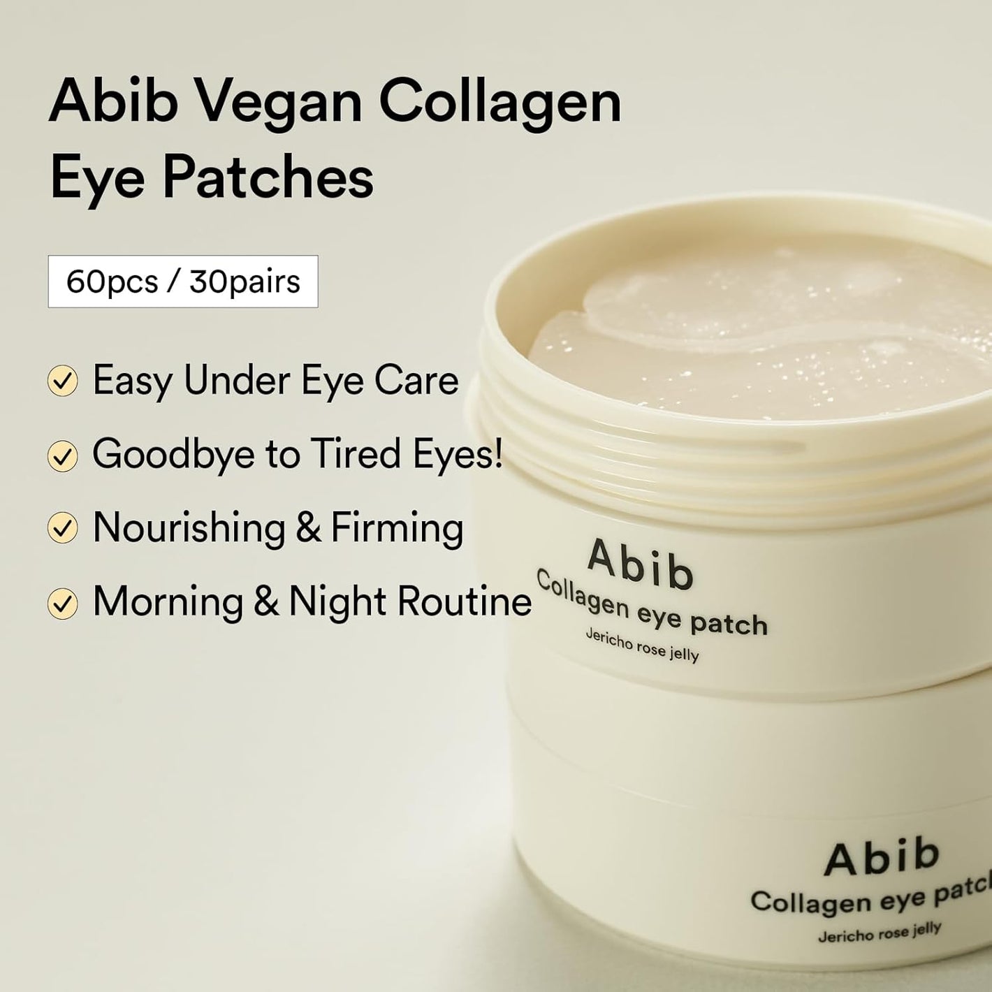 Abib Collagen Eye Patch Jericho Rose Jelly (60 Patches)