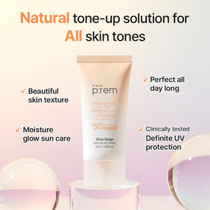 make p:rem Glow Beige Tone Up Sun Cream