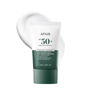 Anua Heartleaf Silky Moisture Mild Sunscreen 50ml