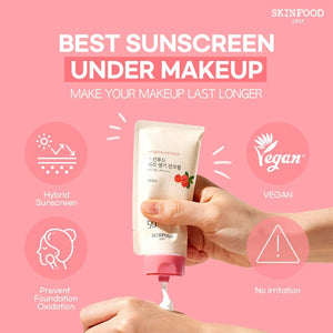 Skinfood Berry Glowing Sun Cream, SPF 50+ PA++++, 1.69 fl oz