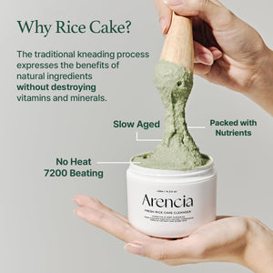 Arencia Korean Rice Mochi Face Cleanser & Daily Scrub