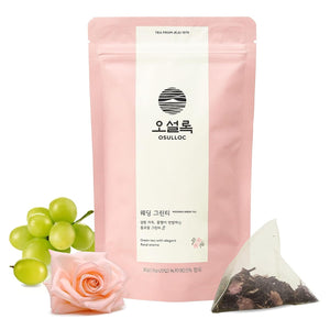 Osulloc Wedding Green Tea (Floral & Sweet Muscat Scent) 20 Count Tea Bags, 1.06oz