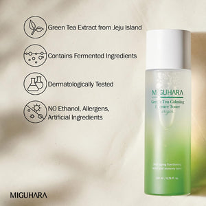 MIGUHARA Green Tea Calming Essence Toner Origin