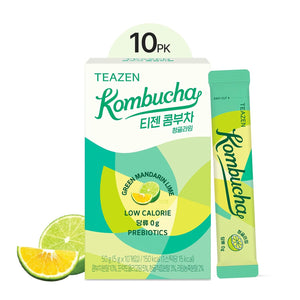 TEAZEN Green Mandarin Lime Kombucha Tea
