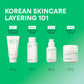 innisfree Green Tea Seed Hydrating Serum with Hyaluronic Cream, Toner, Cleansing foam