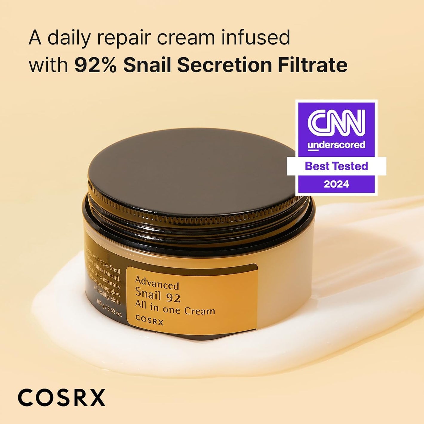 COSRX Snail Mucin 92% Moisturizer