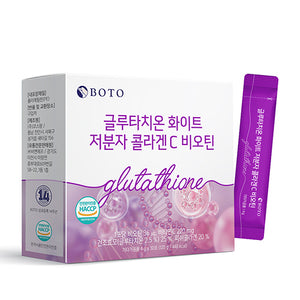 BOTO Glutathione White Low molecular Collagen C Biotin (30 Sticks)
