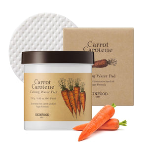 SKINFOOD Carrot Carotene Calming Water Pad 250g (8.81 oz.) 60 Sheets