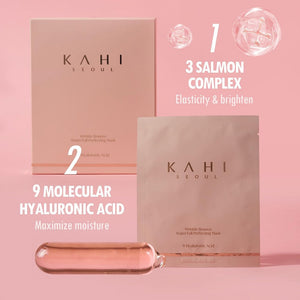 KAHI Wrinkle Bounce Water Full Perfecting Hydrating Face Mask Skin Care (6EA)