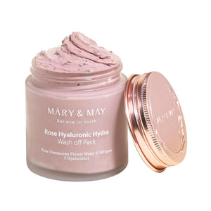 Mary&May Vegan Rose Hyaluronic Hydra Wash Off Mask