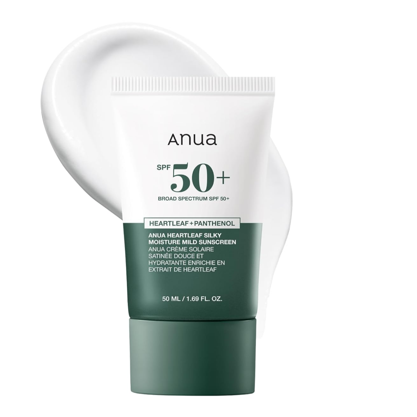 Anua Heartleaf Silky Moisture Mild Sunscreen 50ml
