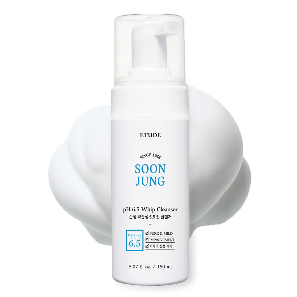 ETUDE SoonJung pH 6.5 Whip Facial Cleanser