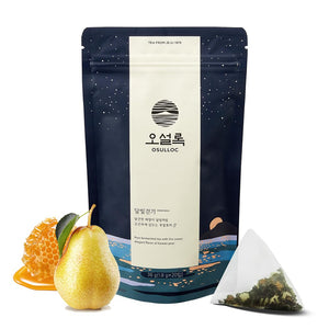 OSULLOC Moon Walk Tea (Korean Pear Flavor) | Premium Blended Tea Bag | Sweet Fruit Tea | 20 Count, 1.27oz